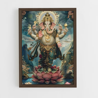 ap-ganesh-3 cadre Bois foncé