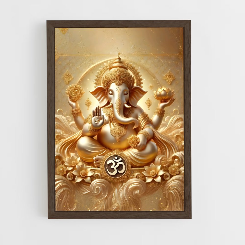 ap-ganesh-6 cadre Bois foncé