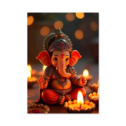 Poster Ganesh Enchanté