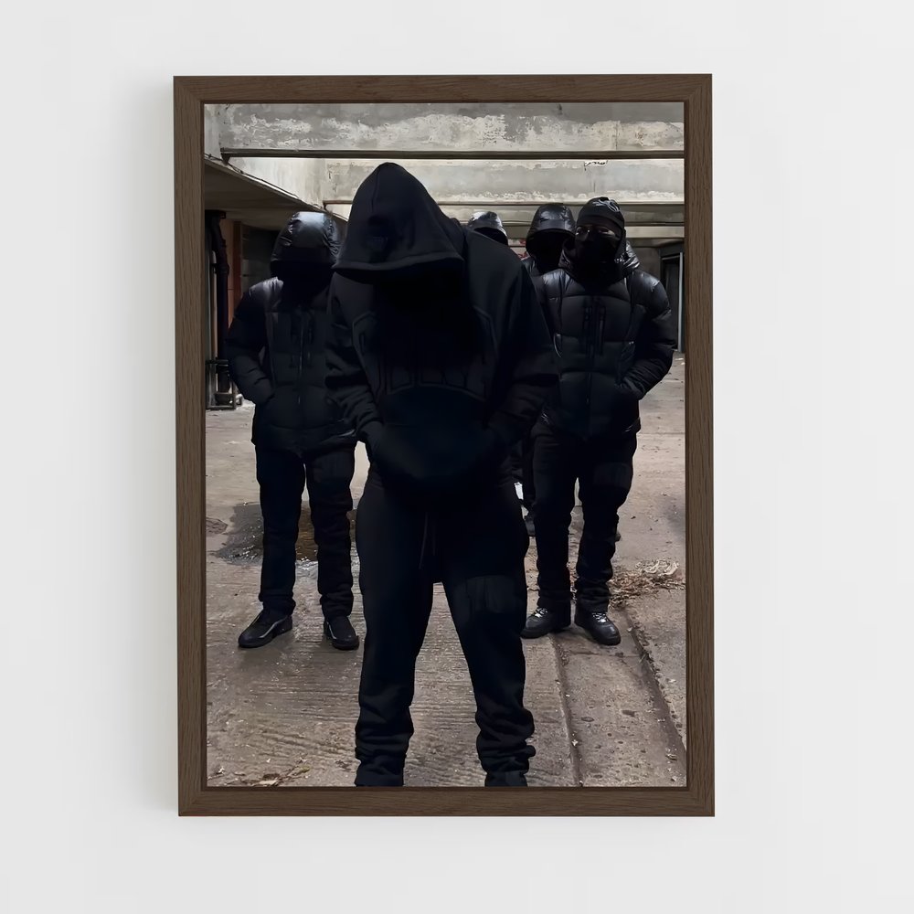 ap-gangs-2 cadre Bois foncé
