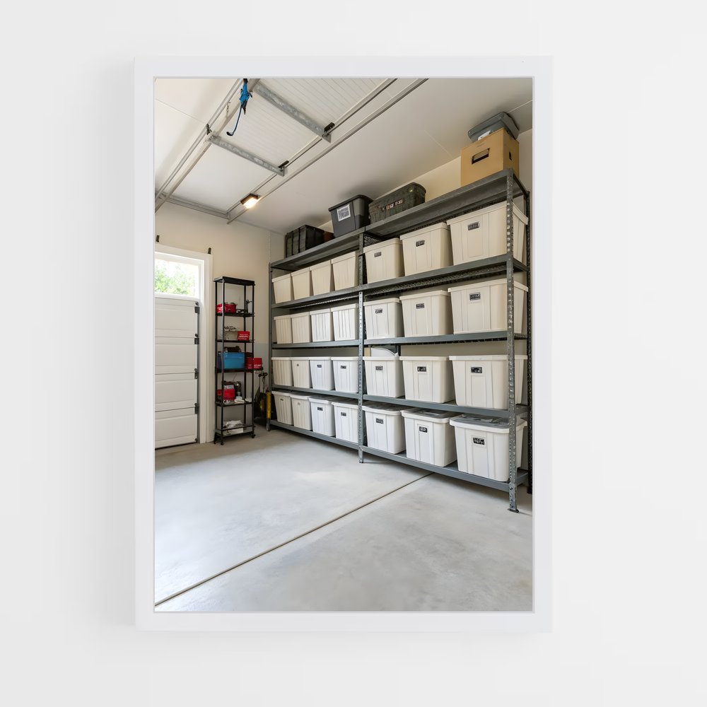 ap-garage-10 cadre Blanc