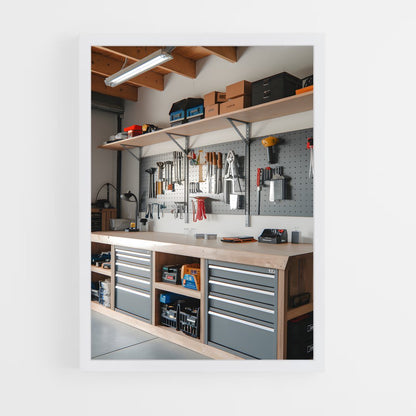ap-garage-13 cadre Blanc