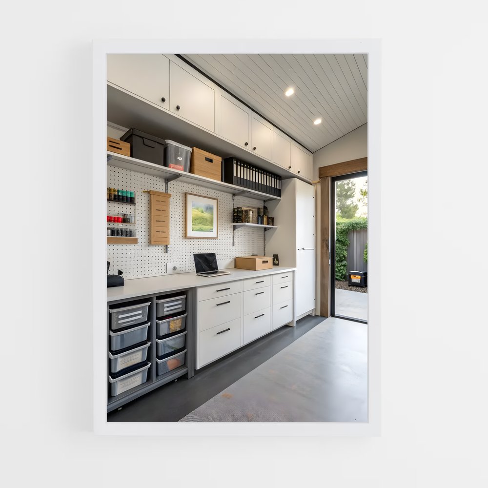 ap-garage-16 cadre Blanc