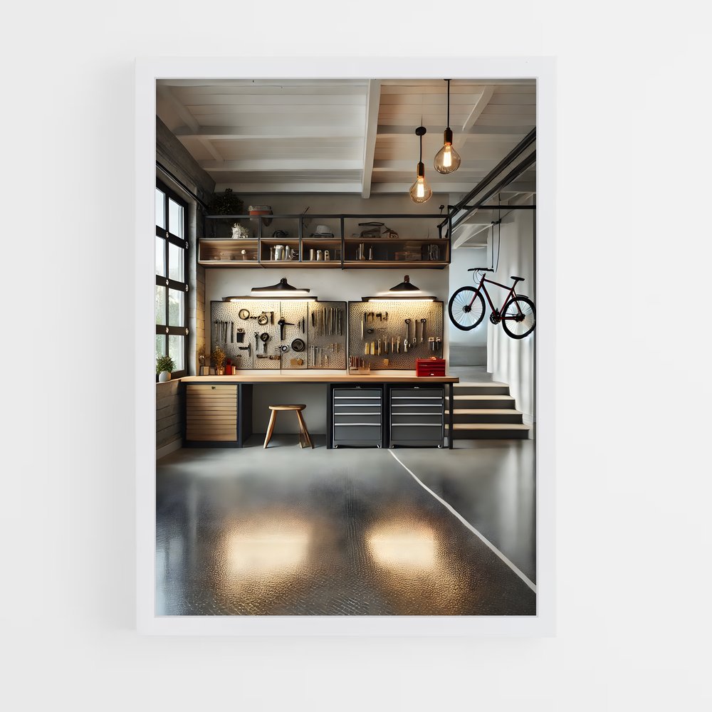 ap-garage-18 cadre Blanc
