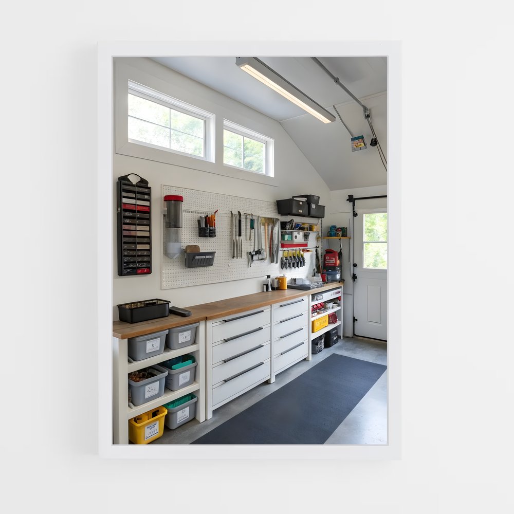 ap-garage-2 cadre Blanc