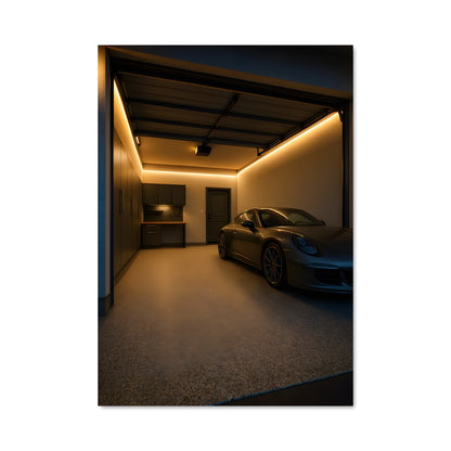 Poster Lumière de Garage