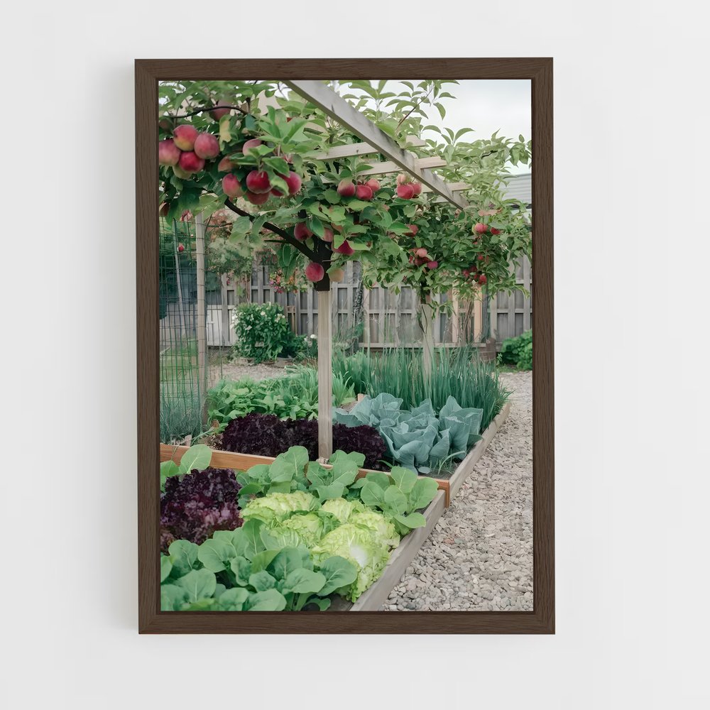 ap-garden-15 cadre Bois foncé