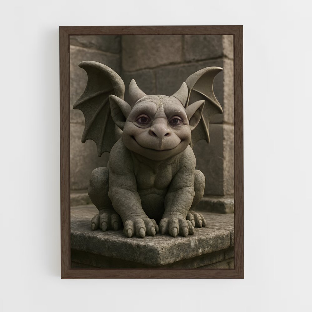 ap-gargoyles-4 cadre Bois foncé