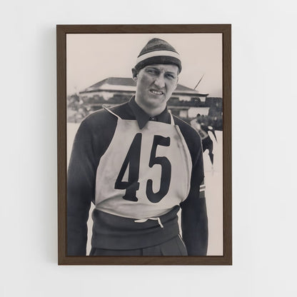 ap-garmisch-partenkirchen 1936-3 cadre Bois foncé