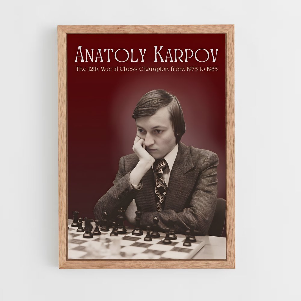 ap-garry kasparov-1 cadre Bois clair