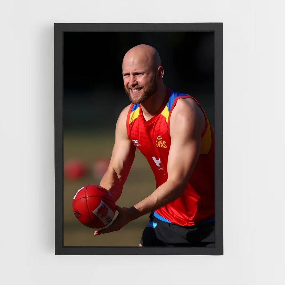 ap-gary ablett-5 cadre Noir