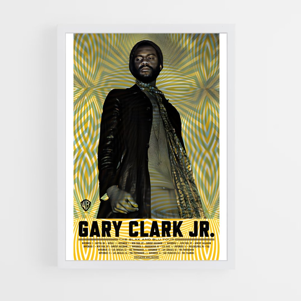 ap-gary clark jr.-2 cadre Blanc