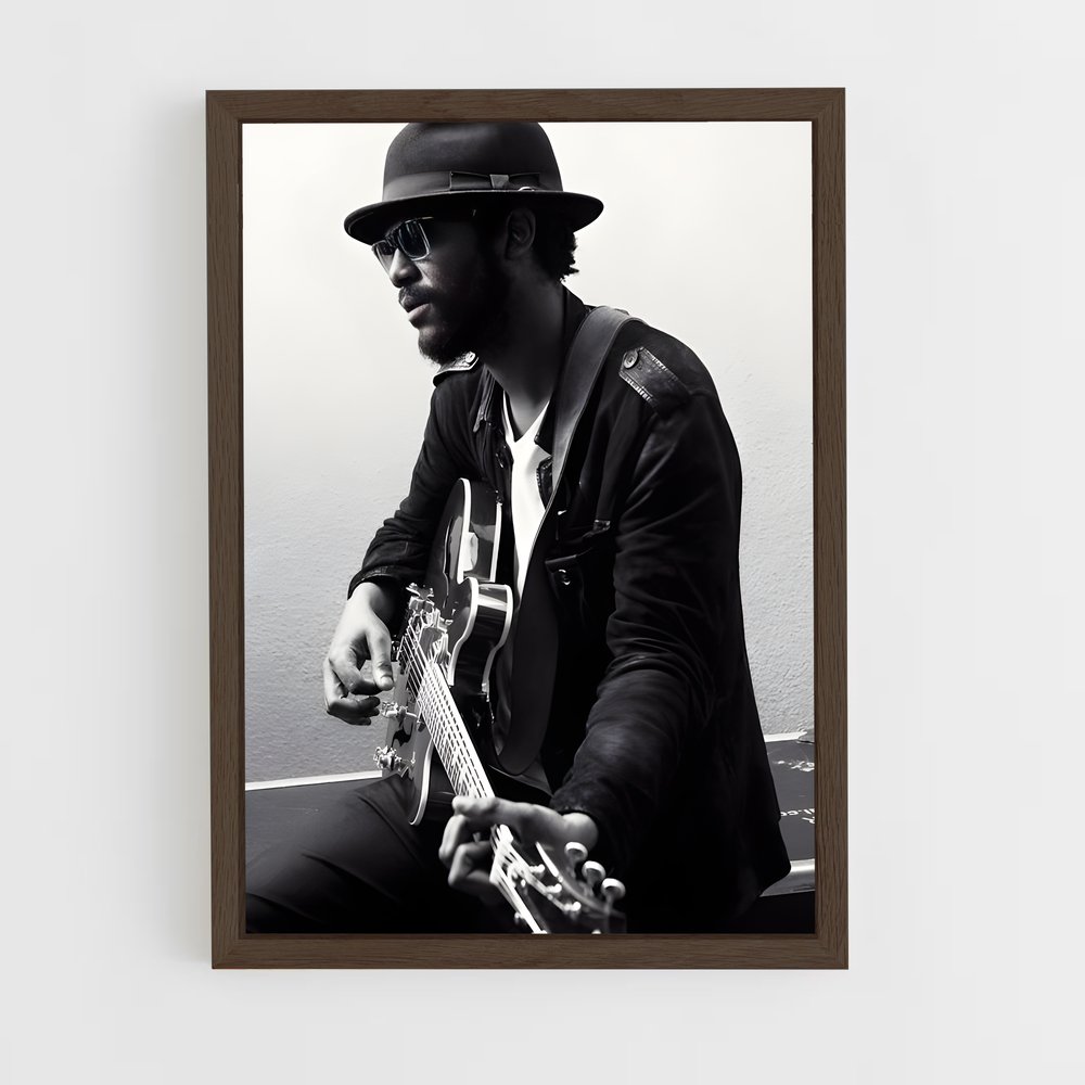 ap-gary clark jr.-3 cadre Bois foncé