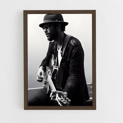 ap-gary clark jr.-3 cadre Bois foncé