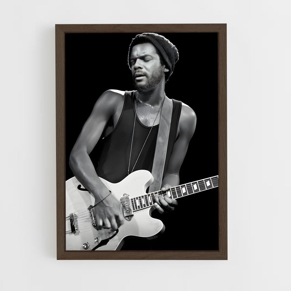 ap-gary clark jr.-8 cadre Bois foncé