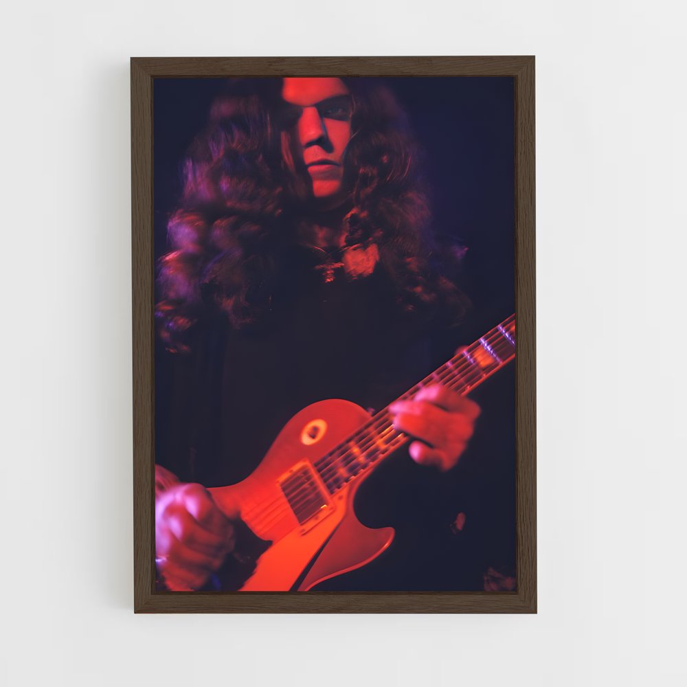 ap-gary rossington-5 cadre Bois foncé