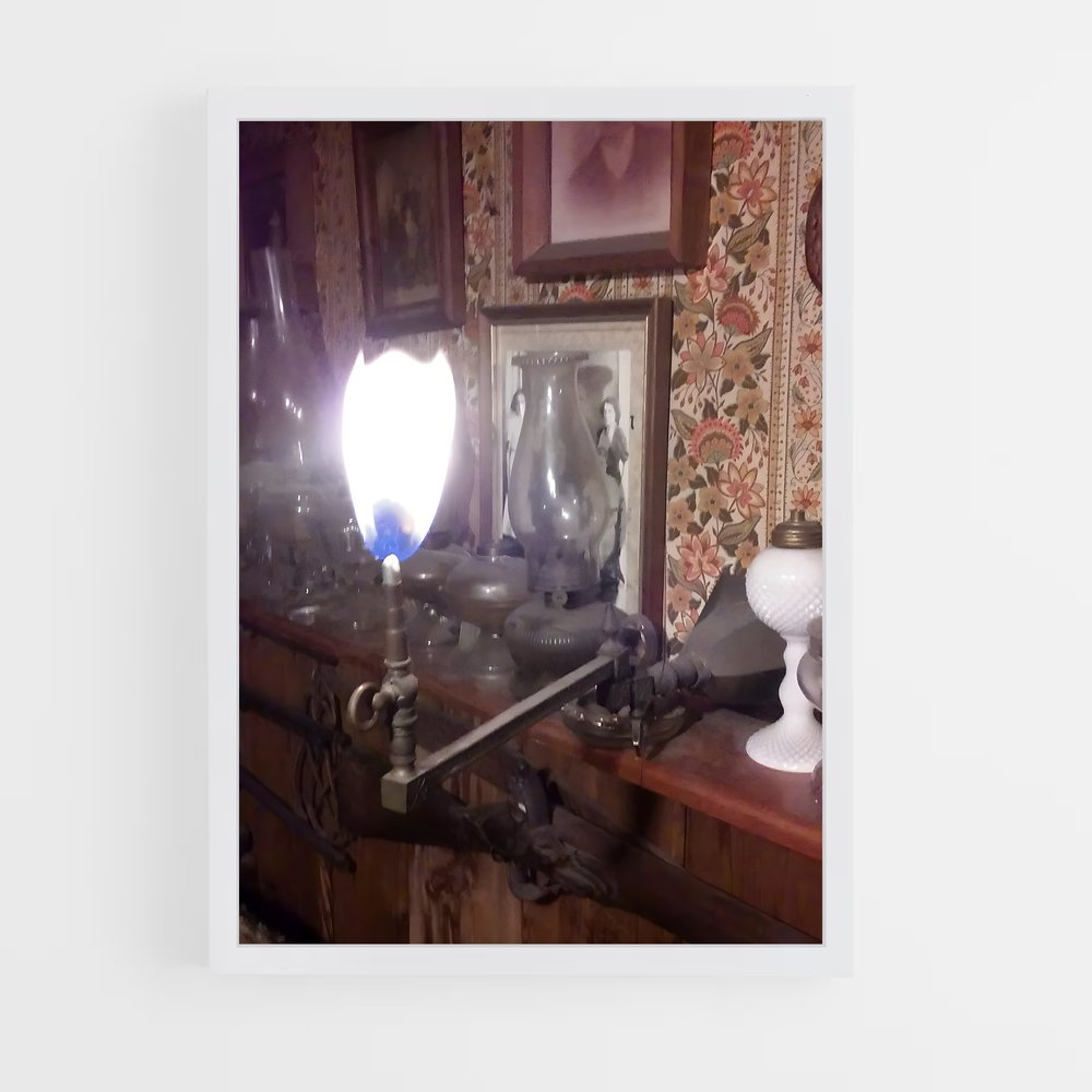 ap-gas lighting-2 cadre Blanc