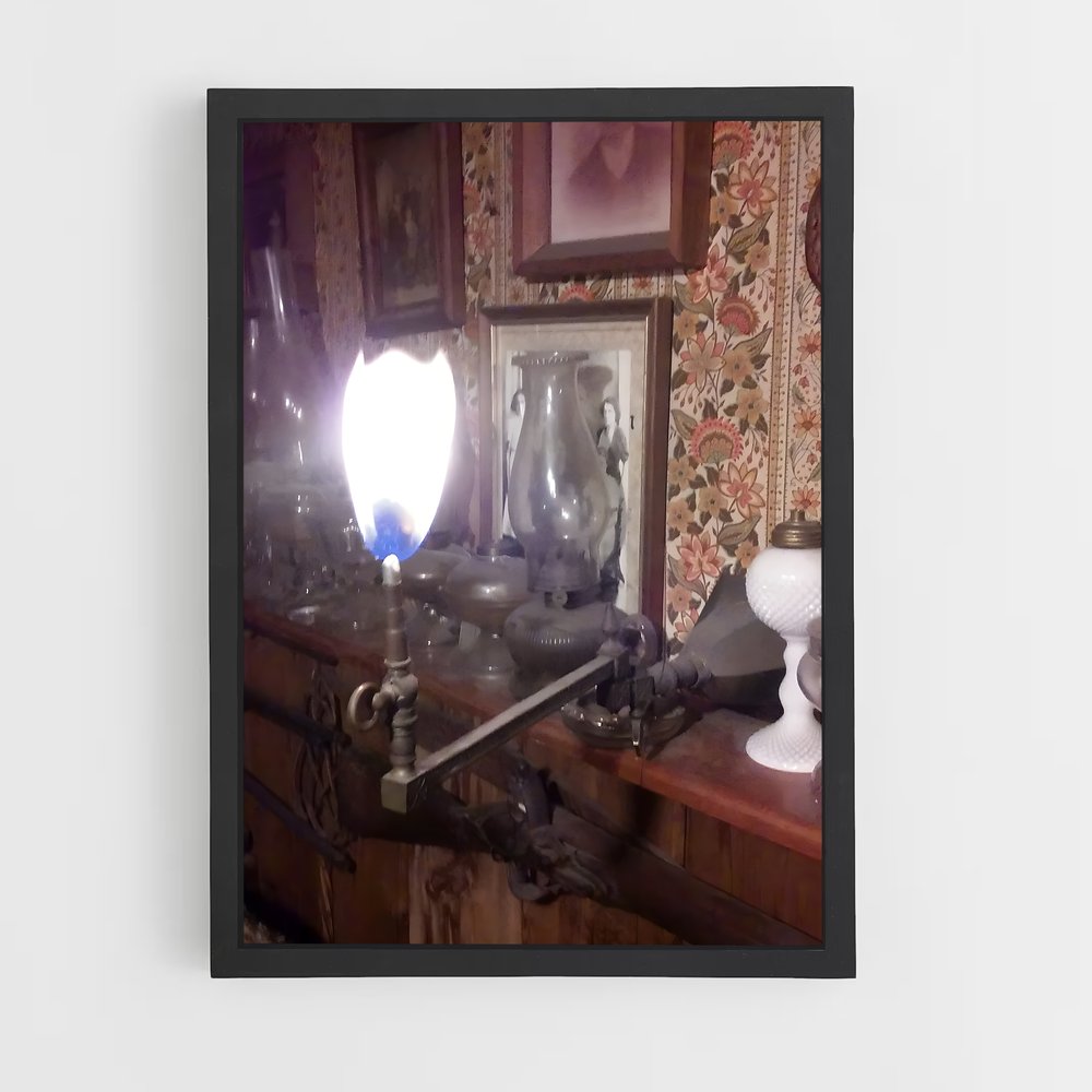 ap-gas lighting-2 cadre Noir