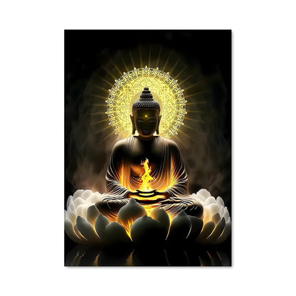 Poster Lumière du Bouddha