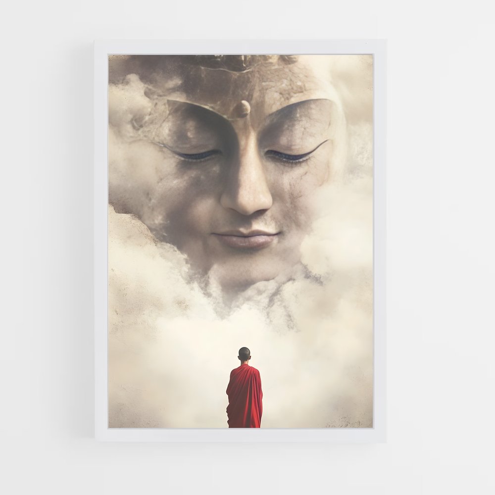 ap-gautama buddha-10 cadre Blanc