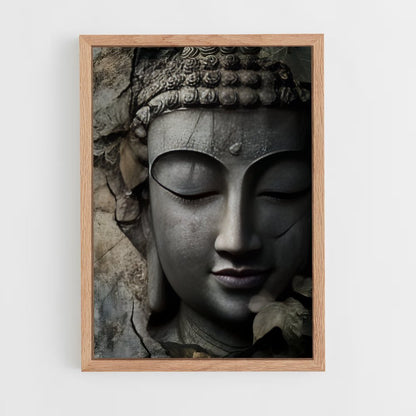 ap-gautama buddha-11 cadre Bois clair