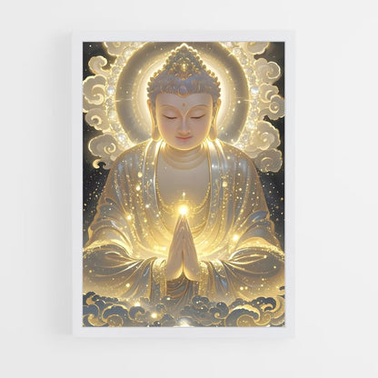 ap-gautama buddha-13 cadre Blanc