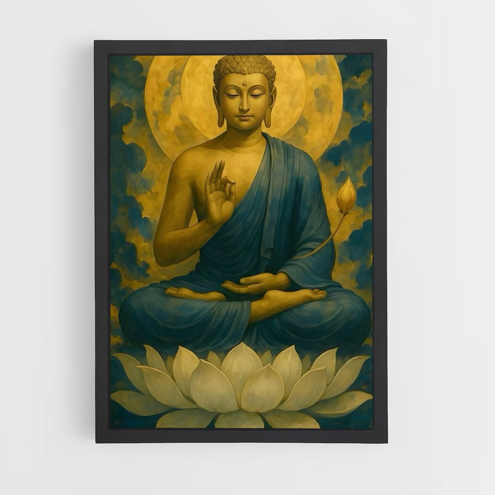 ap-gautama buddha-15 cadre Noir