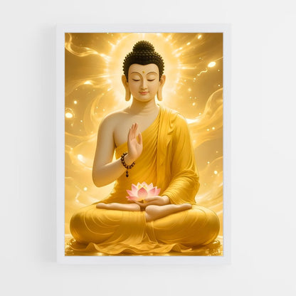 ap-gautama buddha-16 cadre Blanc