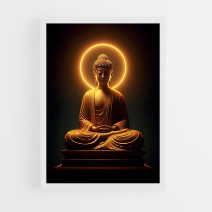 ap-gautama buddha-17 cadre Blanc