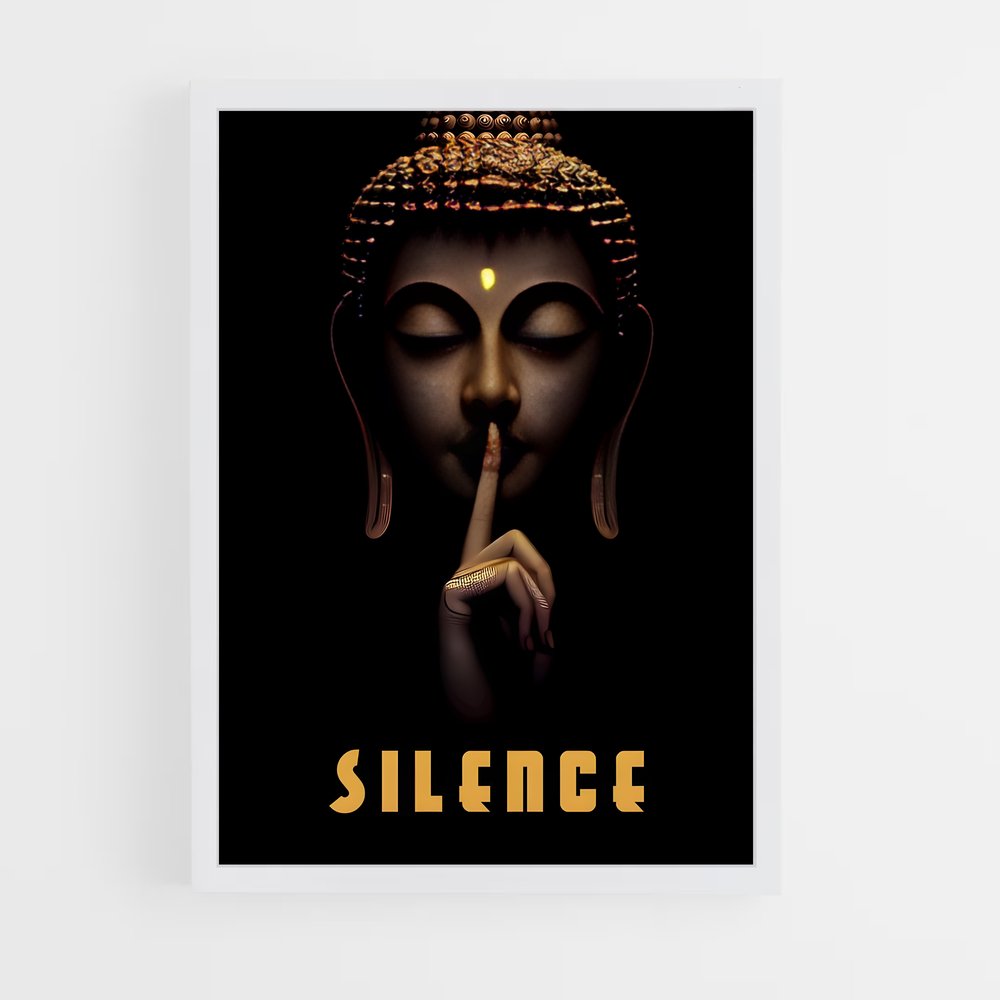 ap-gautama buddha-18 cadre Blanc