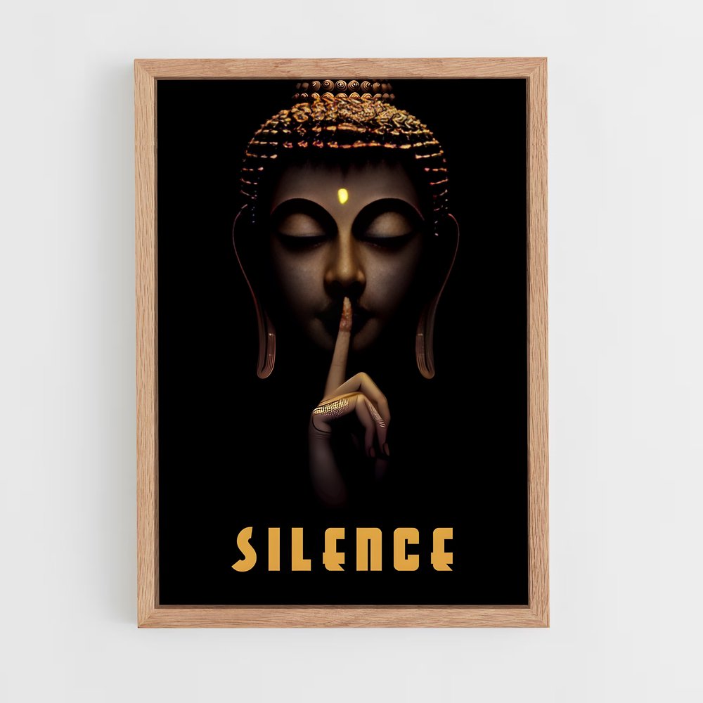 ap-gautama buddha-18 cadre Bois clair