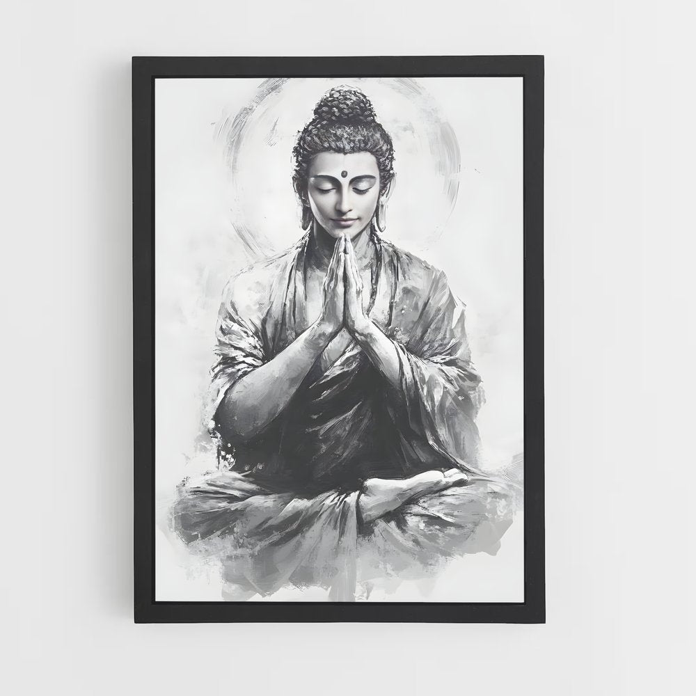 ap-gautama buddha-19 cadre Noir