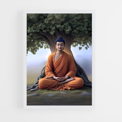 ap-gautama buddha-2 cadre Blanc