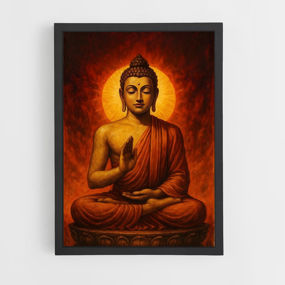 ap-gautama buddha-3 cadre Noir