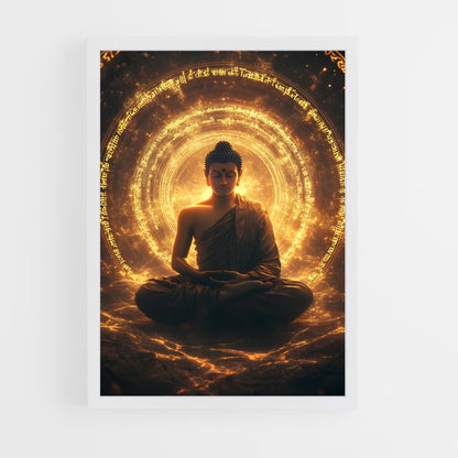 ap-gautama buddha-5 cadre Blanc