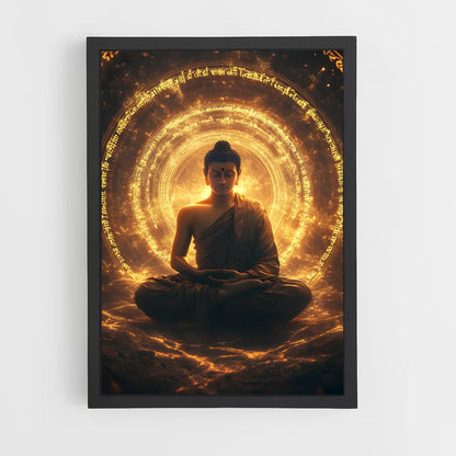 ap-gautama buddha-5 cadre Noir