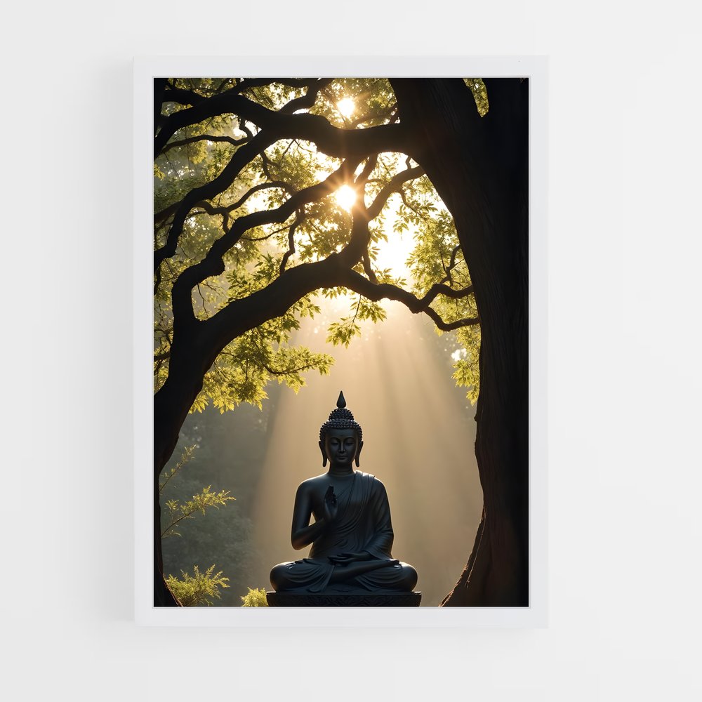 ap-gautama buddha-6 cadre Blanc