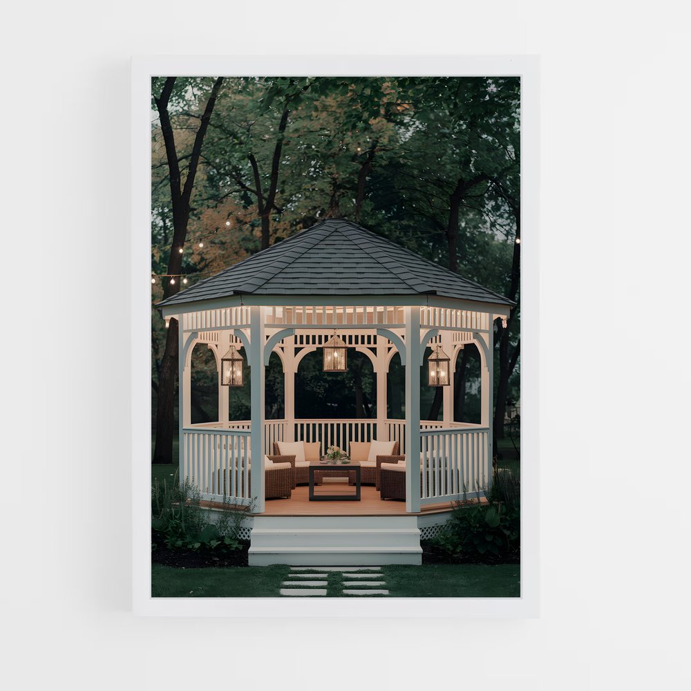 ap-gazebo-10 cadre Blanc