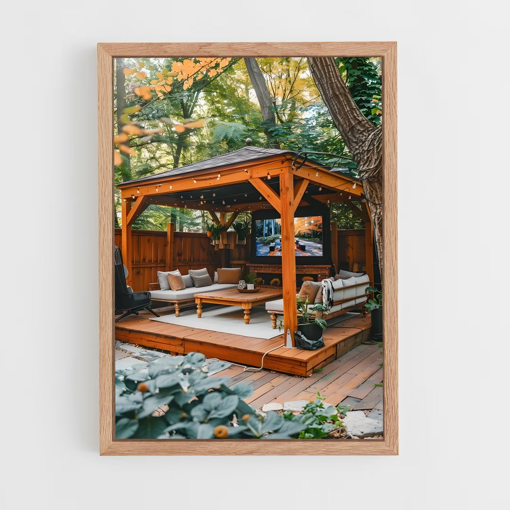 ap-gazebo-12 cadre Bois clair