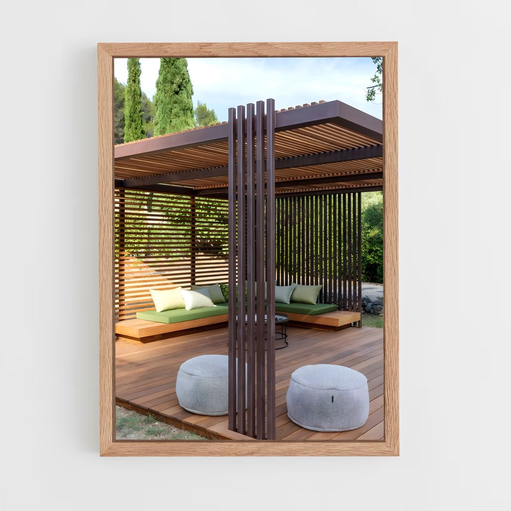 ap-gazebo-13 cadre Bois clair