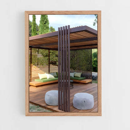 ap-gazebo-13 cadre Bois clair
