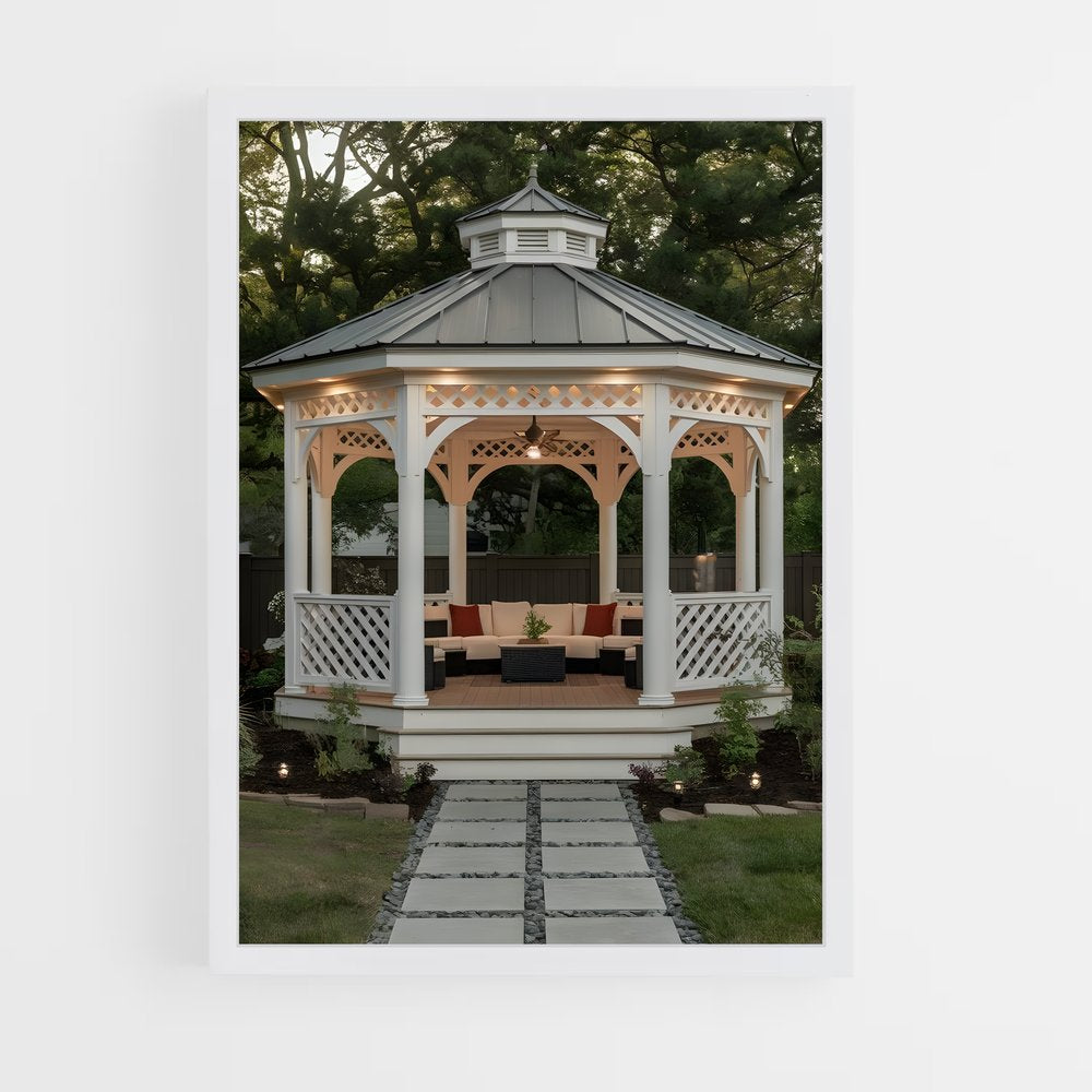 ap-gazebo-2 cadre Blanc