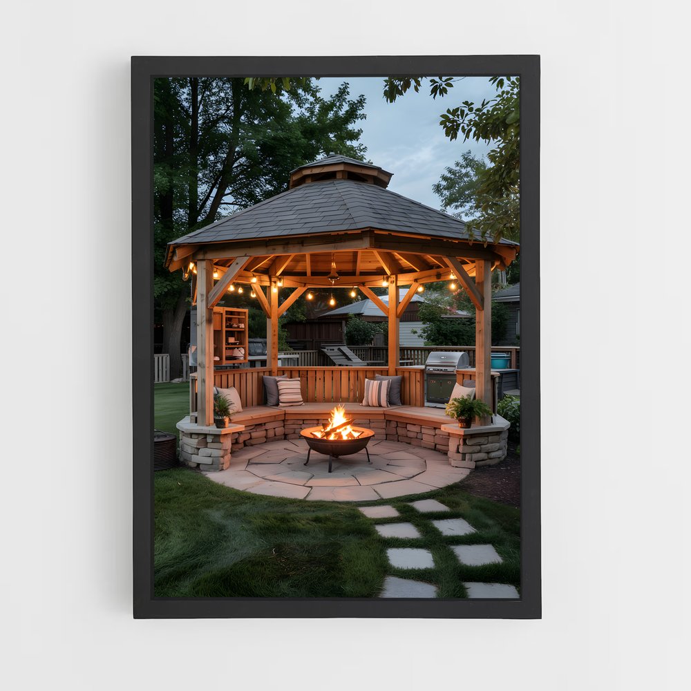 ap-gazebo-4 cadre Noir