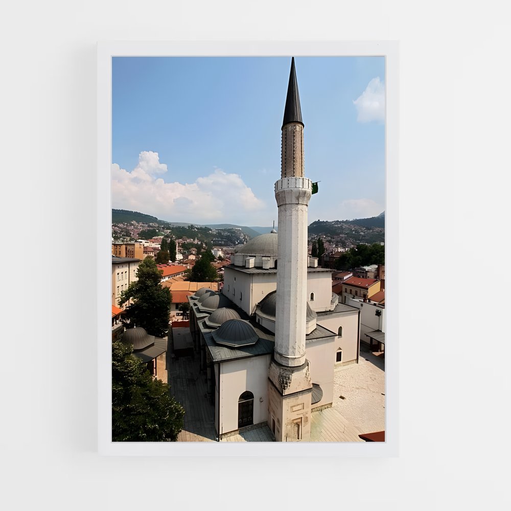 ap-gazi husrev mosque-1 cadre Blanc