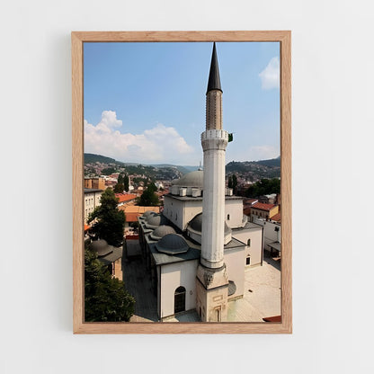ap-gazi husrev mosque-1 cadre Bois clair