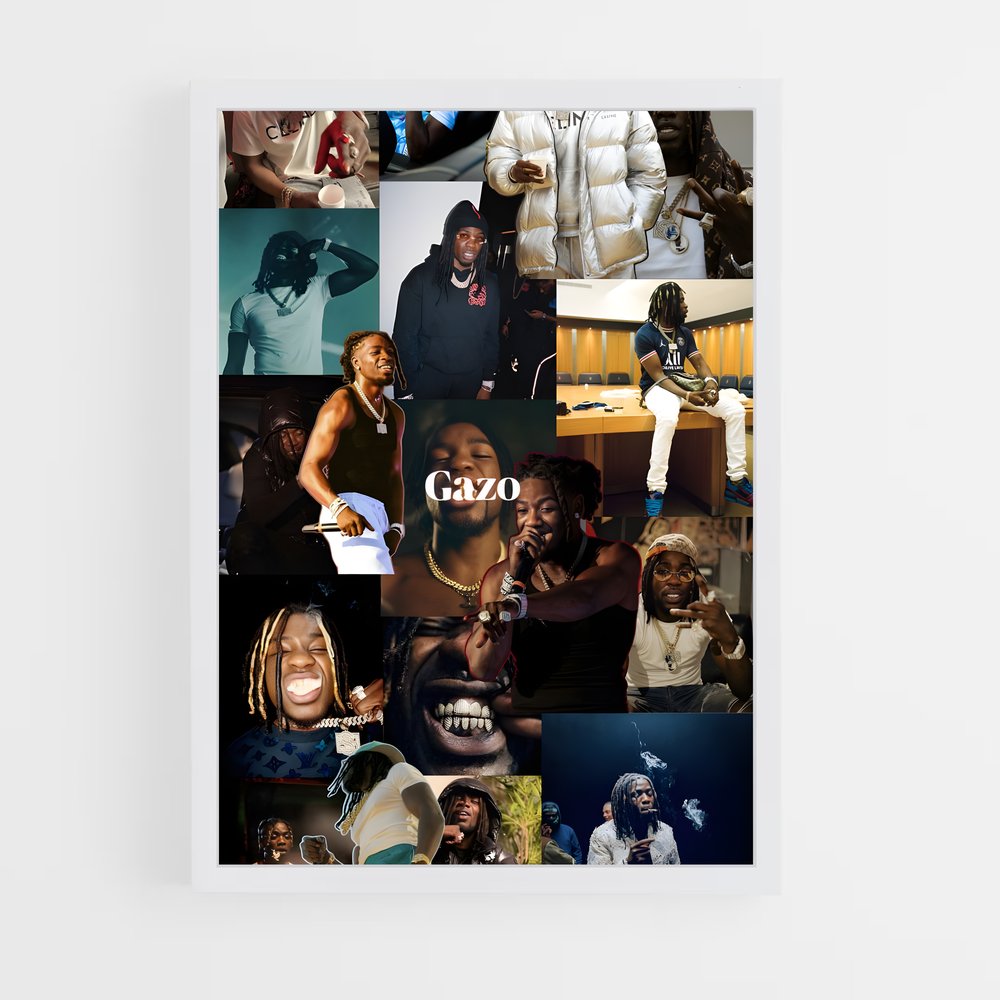 ap-gazo-4 cadre Blanc