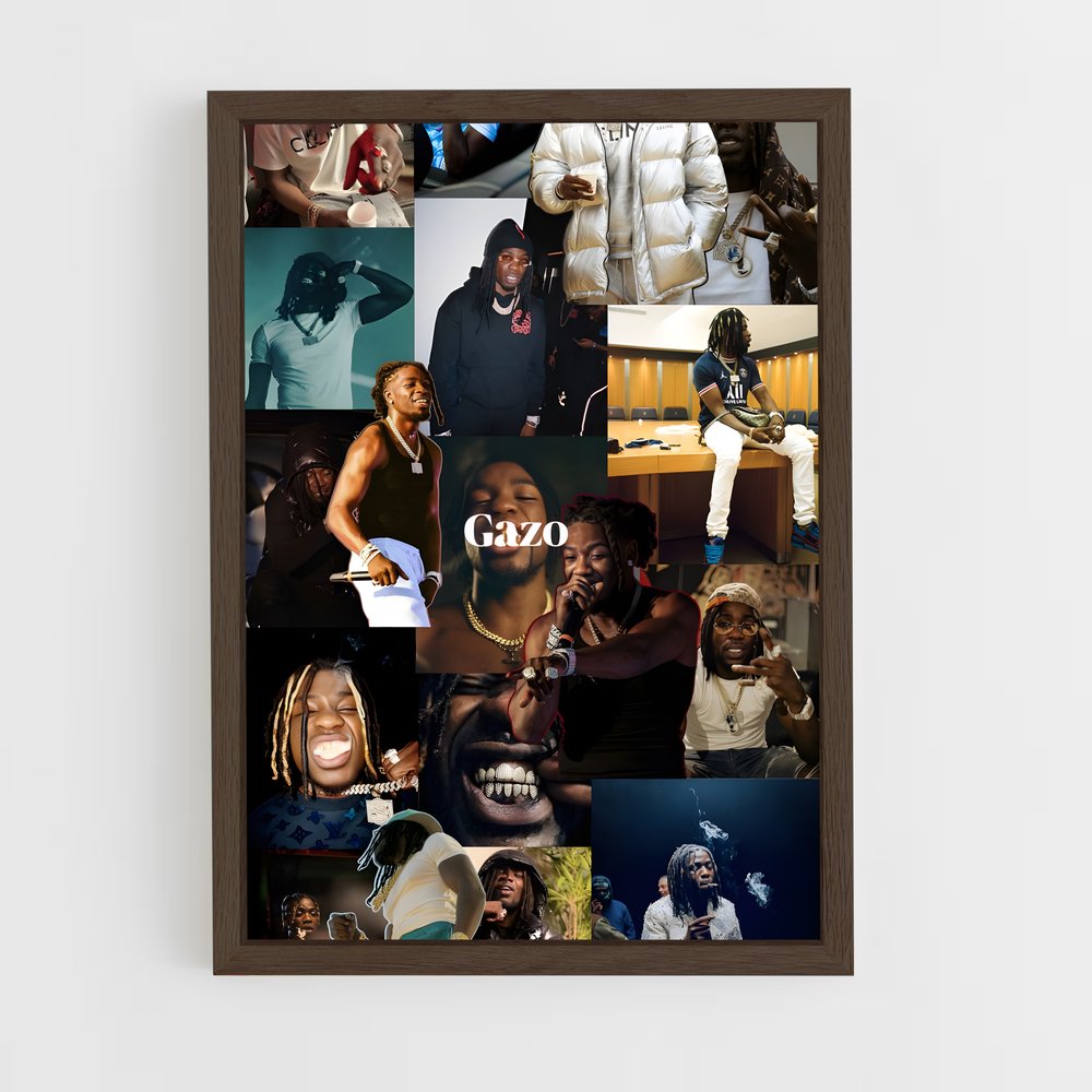 ap-gazo-4 cadre Bois foncé