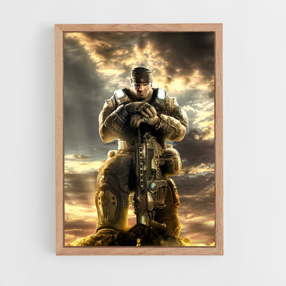 ap-gears of war-3 cadre Bois clair