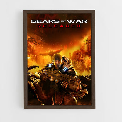 ap-gears of war-4 cadre Bois foncé
