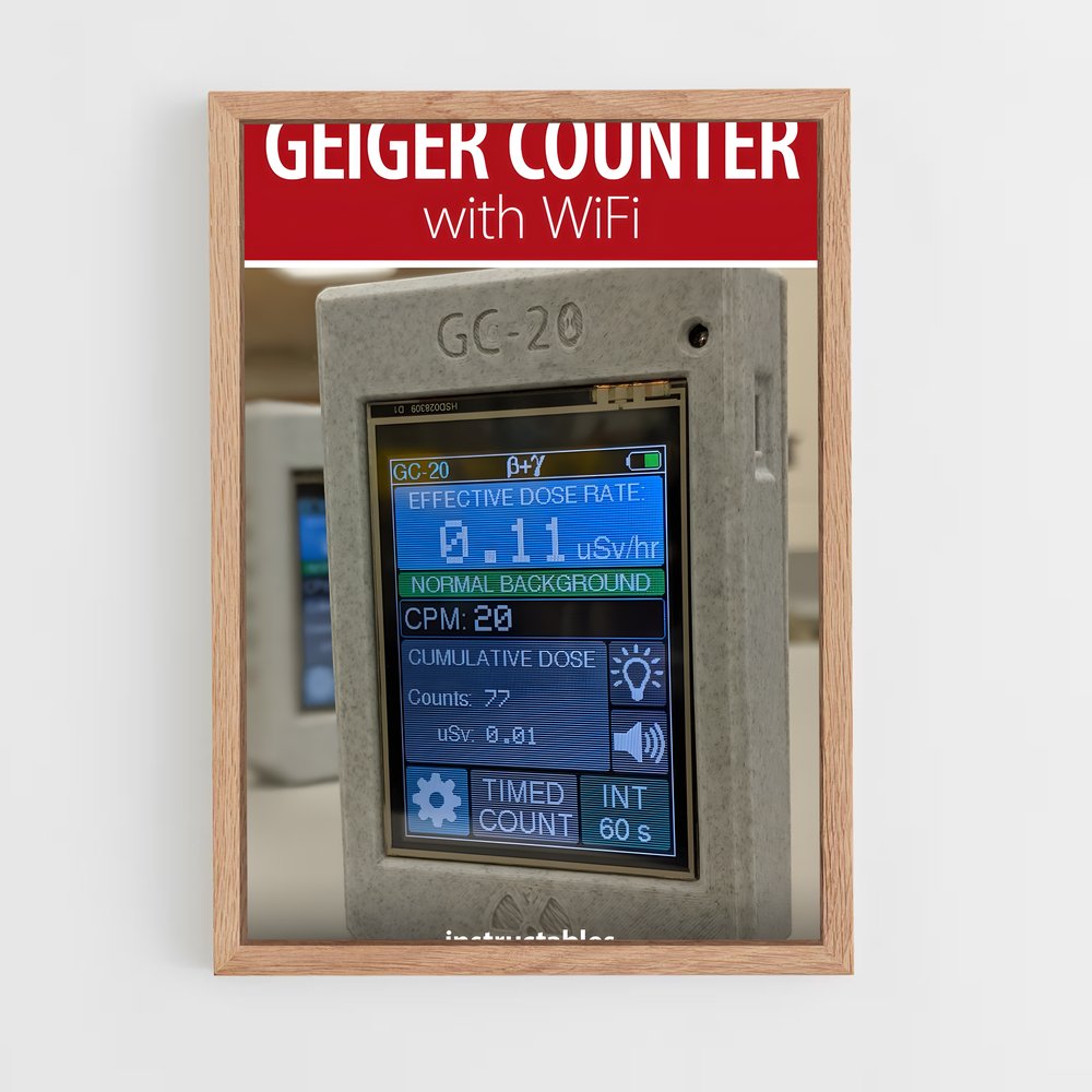 ap-geiger counter-1 cadre Bois clair